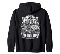 Antica Regola dello Shogun Samurai del Guerriero della Lama Felpa con Cappuccio