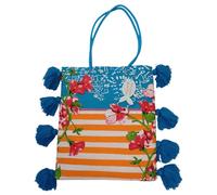 Antica Sartoria - Borsa a tracolla Modamare Shopper estiva foderata | Miro Boho Chic Borsa Donna Casual Leggera Stile Mediterraneo Costa Amalfitana, Sorrento