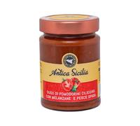 Antica Sicilia - Sugo di Pomodoro Ciliegino con Melanzane e Pesce Spada