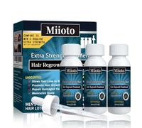 Anticaduta Capelli Uomo, Siero Crescita Capelli, Acceleratore Crescita Capelli, Siero Capelli Crescita Adatto a Tutti i Tipi di Capelli, Rendere i Capelli Più Folti, 3 * 60 ML