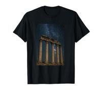 Antiche rovine del Tempio sotto Cielo Paesaggio Maglietta