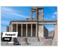 Antiche rovine romane a Pompei Italia, magnete da frigorifero