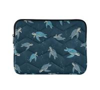 Antiche tartarughe marine blu manica protettiva per laptop carino custodie per laptop stampa donne copertura del computer da viaggio per computer Air 13 manica universale media