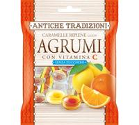 Antiche Tradizioni - Caramelle Ripiene Gusto Misto Limone e Arancia con Vitamina C Confezione 60 Gr (Scadenza Prodotto 28/05/2026)