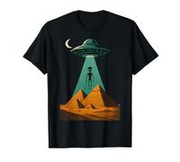 Antichi alieni UFO Piramidi Sci-Fi Cospirazione Arte Maglietta