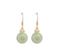 antichi chiodi per orecchie cinesi, accessori eleg Orecchini pendenti con amuleto della felicità da donna in stile antico cinese