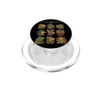 Antichi glifi della giungla simboli animali mesoamericani PopSockets PopGrip per MagSafe