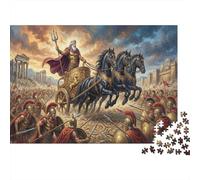 Antichi Guerrieri Romani Puzzle in Legno 1000 Pezzi Adulti E Ragazzi,Decorazione Casa,Gioco Educativo,Legno,dai 14 Anni,Sfida Impossibile,Antistress,Idea Regalo (75x50cm)