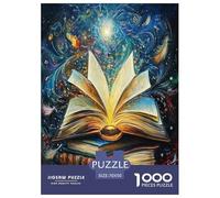 Antichi libri di magia Jigsaw Puzzle Adulto Book 1000 Pezzi Gioco Education Per Gioco Familiare Regalo Per Amore E Amico Decorazione Interna Unica Stress Relief Toy 70x50cm/1000pcs