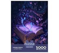 Antichi libri di magia Puzzle 1000 Pezzi Book Jigsaw Per Adulti Gioco Education Regalo Per Amore E Amico Per Gioco Familiare Decorazione Interna Unica Stress Relief 70x50cm/1000pcs