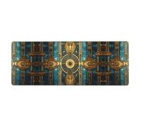 Antico affresco oversize tastiera e mouse pad - 30,5 x 80 cm, allevia l'affaticamento del polso e migliora l'efficienza del lavoro