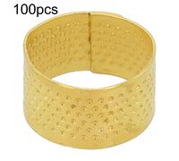 Antico Anello Ditale Protettore Dito per Ago Lavorato a Mano Oro 18x11mm