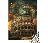 Antico Anfiteatro Romano Puzzle 1000 Pezzi Carta Adulto Cielo Notturno Gioco di Puzzle 1000 Pezzi Relax Casa Regalo Famiglia 70x50cm/1000pcs