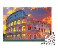 Antico Anfiteatro Romano Puzzle 1000 Pezzi Carta per Adulti Scenario Cittadino al Tramonto Gioco di Puzzle 1000 Pezzi Relax Famiglia Regalo Casa 70x50cm/1000pcs