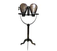 Antico binocolo/spyglass nautico pieghevole vintage in ottone, guerra?