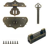 Antico Colore Bronzo Hasp Gancio Ganci Di Bloccaggio Anticati Retro Design Scato