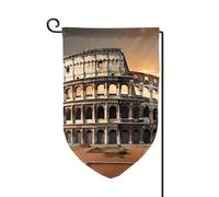 Antico Colosseo Bandiere da giardino verticale double face bandiera casa 30,5 x 45,7 cm primavera estate bandiera stagionale vacanza fattoria cortile decorazione da appendere all'aperto