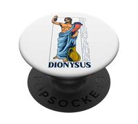 Antico dio con l'uva - Dioniso PopSockets PopGrip Adesivo