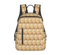 Antico edificio con ramo di ulivo romano e stampa greca impermeabile grandi borse d'acqua leggero casual borsone da uomo e donna Yoga Camping Bag, Nero , Taglia unica