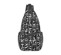 Antico Egitto 01 Borsa a tracolla dell'antico Egitto Zaino a tracolla Egitto Zaino da giorno Zaino casual Borsa da trekking Borsa zaino geroglifico