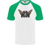 Antico Egitto Alato Gatti Eye Of Horus DA UOMO S/S Baseball Maglietta