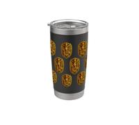 Antico Egitto Faraone Oro Graphic Shirt Museo amante Egitto Bicchiere termico in acciaio inox doppia parete