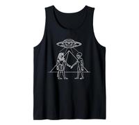 Antico Egitto Incontro Alieno UFO Piramide Teoria Cospirazione Canotta