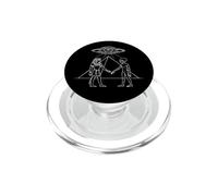 Antico Egitto Incontro Alieno UFO Piramide Teoria Cospirazione PopSockets PopGrip per MagSafe