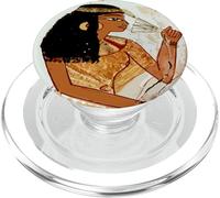 Antico Egitto kemetico Arte Regina d'Ebano PopSockets PopGrip per MagSafe