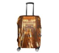 Antico Egitto Piramidi Storia Viaggio Copertura Bagagli Lavabile Anti-Graffio Bagagli Protector, Stile:, M