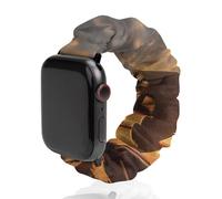 Antico Egitto Segreti Piramide Sfinge Scrunchie Cinturino di ricambio morbido elastico compatibile con Apple Watch, 38mm/40mm, Acciaio inossidabile, Nessuna pietra preziosa