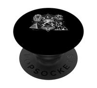 Antico Egitto Simboli Geometrico Mistico Occhio di Horus PopSockets PopGrip Adesivo