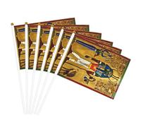 Antico Egitto Tribe Serie Stampa Bandiera Palmare Leggero Feste Eventi Decor Parata Sport Attività Facile Montaggio