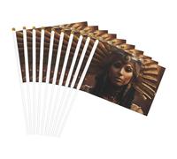 Antico Egitto Tribe Serie Stampa Bandiera Portatile Bandiere Feste Celebrazione Feste Decorazioni Riunione Eventi
