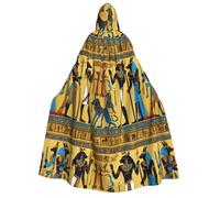 Antico Egitto Tribe Serie Stampa Uomini Donne Mantello Con Cappuccio Per Cosplay Eventi Carnevale Festa In Maschera Mantello Costume