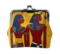 Antico Egitto Tribe Series Print Change Purse Donna portamonete piccolo sacchetto con chiusura a bacio, per monete, carte, piccoli oggetti