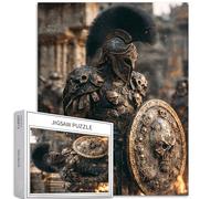Antico guerriero greco 1000 pezzi puzzle per adulti scheletro armatura arte puzzle impegnativo giochi di attività familiari colorato fai da te puzzle per la decorazione della casa regali 50 x 68 cm
