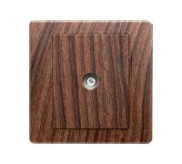 Antico Home Stay Switch Pannello a levetta Ethernet Piastra da parete Toggle Mounted LAN Port Powerline Adattatore Piastra Presa Argento Copertura Internet