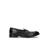 ANTICO MASTRO Mocassino uomo nero in pelle 40