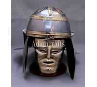 Antico Medievale Romana Casco Con Maschera Viso / Gallico/Centurione