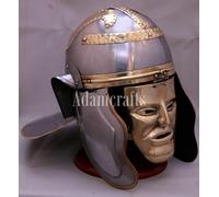 Antico Medievale Romana Casco Con Maschera Viso / Gallico/Centurione da