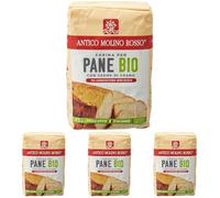 Antico molino rosso Miscela Di Farine Per Pane - 30 g (Confezione da 4)