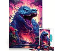 Antico mostro alligatore Puzzle da 1000 pezzi per ragazzi Gioco di apprendimento cognitivo Zero Gap Perfetto incastro Compatto Divertimento per il tempo di gioco in famiglia (38x52cm)