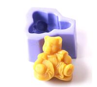 Antico Orsacchiotto Silicone Stampo Sapone - Confezione 5