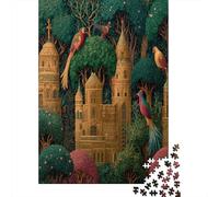Antico palazzo russo dorato, Bird del paradiso Puzzle Per Adulti || 70x50cm/1000pcs Puzzle Giochi EduGattoivi,decorazioni Per La Casa