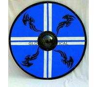 Antico Shield Design Dragon Shield Battle Pronto Viking di Legno