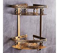 Antico Spazio Europeo Alluminio Accessori Per Il Bagno Set Floreale Intaglio Base Supporto Spazzola Montaggio A Parete & Mensola Angolo Hardware Bagno per