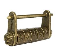Antico stile cinese intagliato parola parola lucchetto LocksDurability