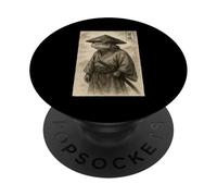 Antico Ukiyo-e giapponese estetica Edo Samurai Frog PopSockets PopGrip Adesivo