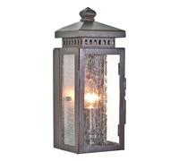 Antico Wandleuchte Alluminio Regelglas IP43 Vintage Esterno Lampada da Parete